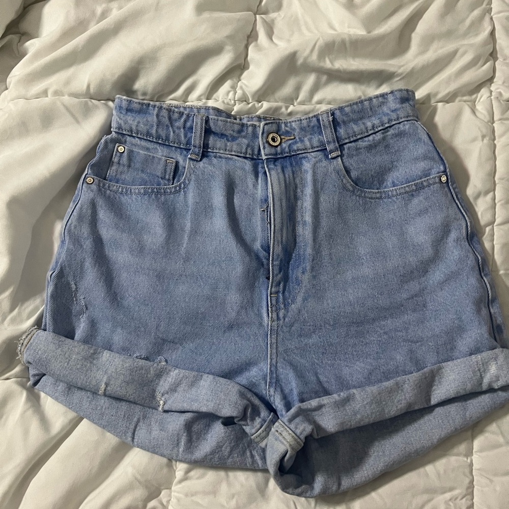 Zara Denim Mom Shorts